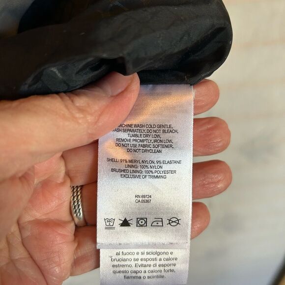 Columbia Gray Black Omni-Tech Waterproof Rain Wind Jacket L - Picture 10 of 16